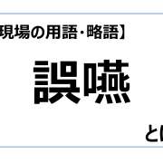 誤嚥【介護現場の用語・略語】